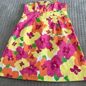 Lilly Pulitzer Size 12 Strapless Dress